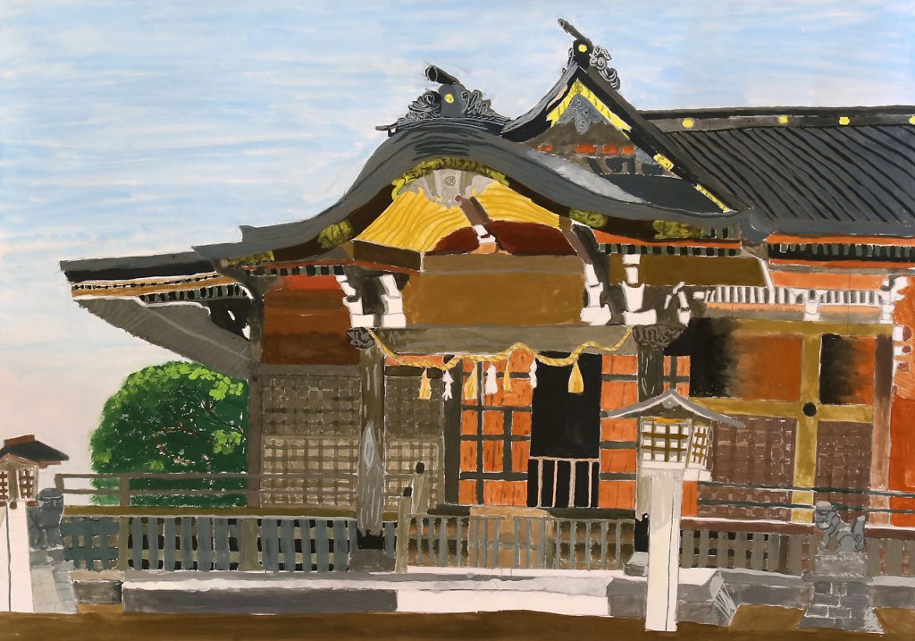 「八幡神社」月岡小　5年　樋口妃那子